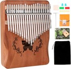 21 Keys Mbira Finger Kalimba Thumb Piano   Tune Hammer Musical Instruments Gift