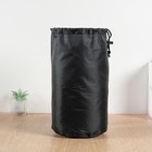 Uuyyeo 2 Pcs Waterproof Compression Stuff Sack 16 X 32cm  dia X H   Black 