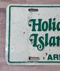 Holiday Island Arkansas Booster License Plate Sign Lakeside Retirement Community