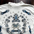 Paris France Victorian Vintage T Shirt Long Sleeve Pattern Blue Cool Rap Music