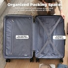 Alvantor 28 Inch Luggage expandable Hardside Suitcase With Spinner Wheels