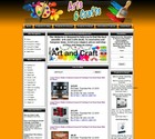 Art And Craft  Store Affiliate Online Business Website For Sale 