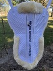 New English Corection Saddle Half Pad Rolled With Sheepskin Full Shim Size L