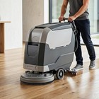 22  Walk-behind Floor Scrubber Machine 32300 Sqft h 19-gal Tank 34  Suction