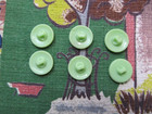 Vintage Jadeite Glass Buttons