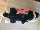 Fao Schwarz German Shepherd Puppy 14    Black Tan Stuffed Dog Toy Adopt A Pet Nwt