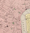 1895 Antique New Orleans City Map Street Map Of New Orleans Louisiana 2255
