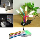  5pack-yellow flexible Mini Usb Led Lamp Light Portable Night Light usa Only