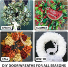 8 Pack Wire Wreath Frame 14 Inch Metal Wreath Form Wreath Ring For Crafts Diy   