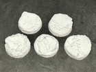 32mm  5  Resin Base Slate V2 Rock Battle Damage Scenic Miniature Warhammer 40k
