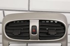 05-08 C6 Corvette Silver Radio Bezel W center Dash Vents   Switches
