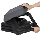 16  X 16  Adjustable Aerobic Step Platform With 4 Risers Extra Risers Workout