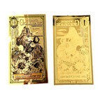 100x 1 Wyoming Alpha Goldback Aurum Gold Foil Note 1 1000 Oz 24kt  999 Fine Gold