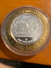 1997 Ltd  Ed  Ten Dollar  999 Silver Gaming Token  Slots A Fun Casino Las Vegas