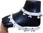 Anklet Silver Plated Ankle Chain Foot Bracelet Women Jewelry Anklet Indian Payal