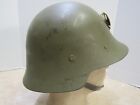 Spanish M26 Combat Helmet W  Insignia Missing 2 Rivets Original