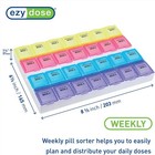 Monthly  28-day  Pill Case  Daily Medicine Planner  Vitamin Organizer  