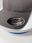 Flexfit Cotton Twill Fitted Cap 6 Panel Xl xxl 2xl New Gray Blank Baseball Hat