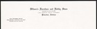 Vintage Letterhead Wilsons Furniture And Hobby Store Princeton Indiana N-mint