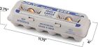 Mt Products Printed Natural Pulp Paper Egg Cartons Hold Eggs 12 Count -15 Pieces