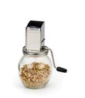 Vintage Nut Grinder Stainless Steel Hopper Kitchen   Home Decor