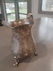 Vintage 1883 Fb Rogers Silver Co  Silver Plated Footed Lipped Pitcher  6283  4in