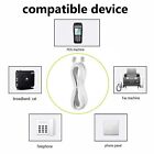 Long Telephone Extension Cord 50ft White Phone Cable Line Wire With Standard    