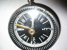 Vintage Compass Japan Doax Silver Tone Case Engraved