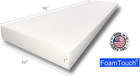 High Density Custom Cut Upholstery Foam Seat Cushion 1 Inch Thick By 36 Inch Wid