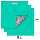 3ct Paw Inspired Guinea Pig Fleece Cage Liner Pee Pads Washable Bedding 12x12   