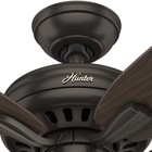 Hunter Fan 52in Bronze Indoor Ceiling Fan W 5 Blades And Pull Chain And No Light