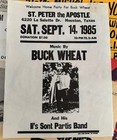Lot Vintage 1970s Blues Concert Flyers Posters Buck Wheat Clifton Chenier   More