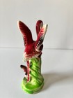 Flamingo Figurine Norleans Japan Ceramic Vintage 1950s Mother Chick Wings Spread