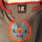  rare  Vtg Korn Band Juniors Women Jersey 3 4 Sleeve Scarce Cut Collar 