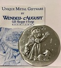 Wendell August Forge Hammered Aluminum Ornament Christmas Angel Vintage 1998