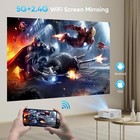 Projector With Wifi And Bluetooth  1080p Native Full Hd Video Projector  16000 L