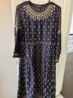 Pakistani indian Party Wear 2 Pc Kameez Dupatta Dress Size M Brand Bin Saeed