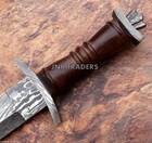 Handmade Damascus Viking Sword  Medevial Sword  Short Sword With Sheath
