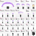 32pcs Purple Makeup Brush Set W  Travel Case - Face   Eye Brush Kit