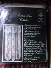 Vtg Scottish Lace Curtain Panel 52x 90  White Nos Made In Scotland 2 Available