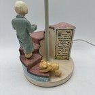 Vintage Classic Winnie The Pooh Charpente Lamp Christopher Robin Climbing Stairs