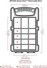 Artbin 6873ag Quick View With Removable Bins