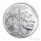 1 Oz Silver Round - Buffalo-    