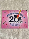 Disney Resort Line 20th Anniversary Free Ticket Comp 10 Pieces   Commemorative