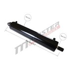 Hydraulic Cylinder Welded Double Acting 4 5  Bore 24  For Log Splitter 4 5x24