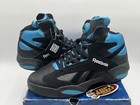 Reebok Shaq Attaq Black Azure 2013 Size 11 Used Rare Retro Authentic Basketball