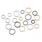 20g 18g 1 4  5 16  3 8  Gold Plated On Steel Seamless Nose Hoop Ear Tragus Ring