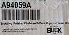New Buckalloy Climbers With Pads  Upper And Lower Straps     A94059a Aluminum