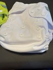 2 Alvababy Baby Cloth Diapers One Size Adjustable Washable Solid 4 Inserts    