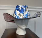 Busch Light Beer Box Cardboard Cowboy Hat 2023 Model Red white blue